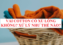 Vải cotton có xù lông không? Giặt vải cotton như thế nào để tránh xù lông