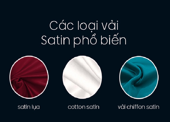 Một số loại vải satin phổ biến hiện nay