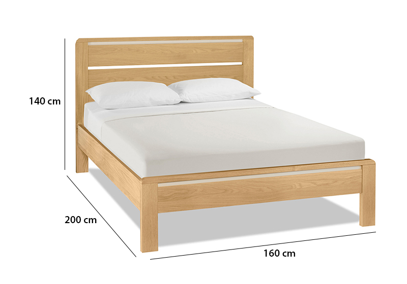 Kích thước giường đôi 160x200cm
