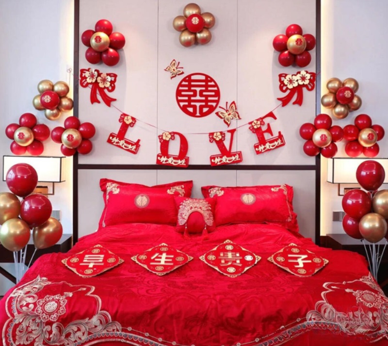 Cách trang trí phòng tân hôn theo phong cách Trung Hoa